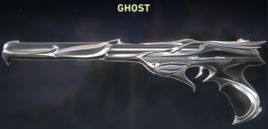 Valorant Sovereign Ghost Skin silver Variant shop