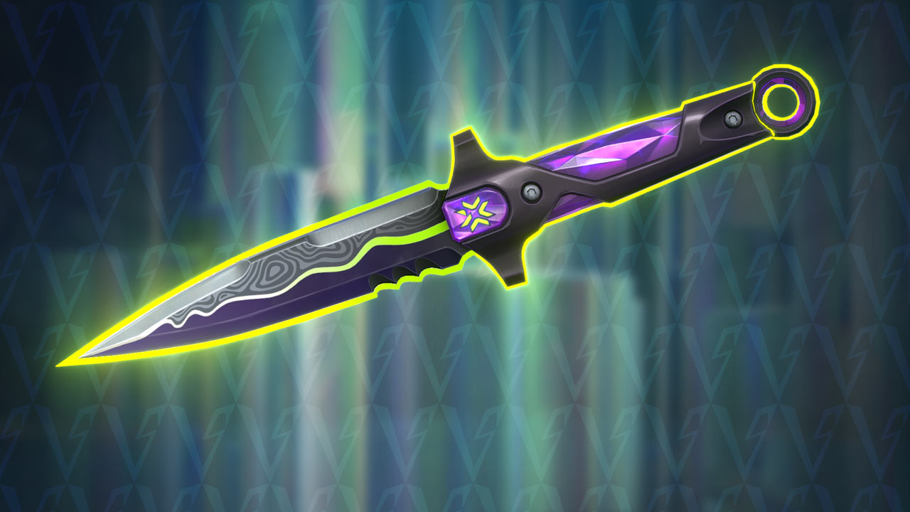 purple MISERICÓRDIA KNIFE