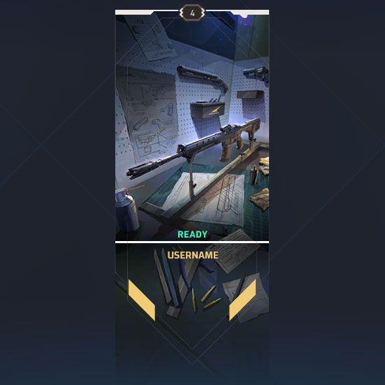 Valorant Player Card Warden HD