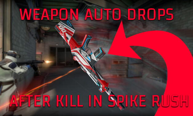 Weapons auto-dropping after kill in spike rush bug?