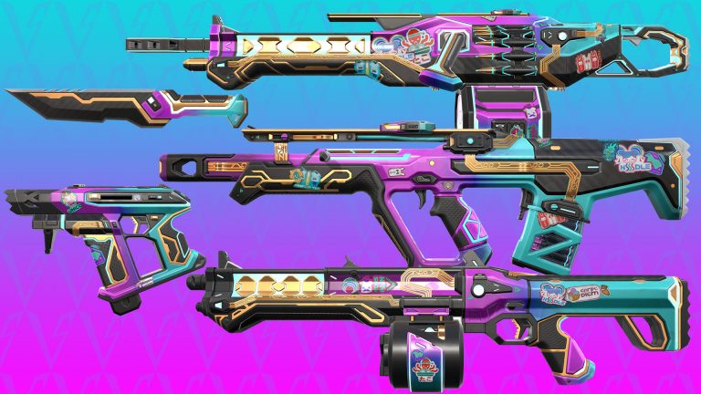 Valorant Glitchpop Skins | HD-images, Full Set, and Prices