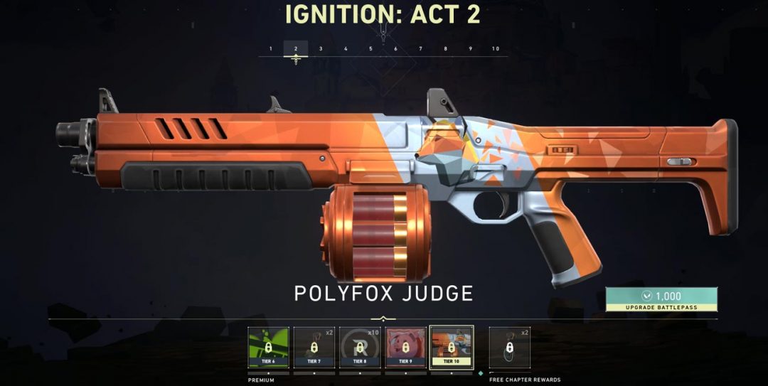 Ignition Act 2 battle pass rewards: polyfox, red alert and Hivemind Skins