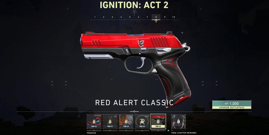 Ignition Act 2 battle pass rewards: polyfox, red alert and Hivemind Skins