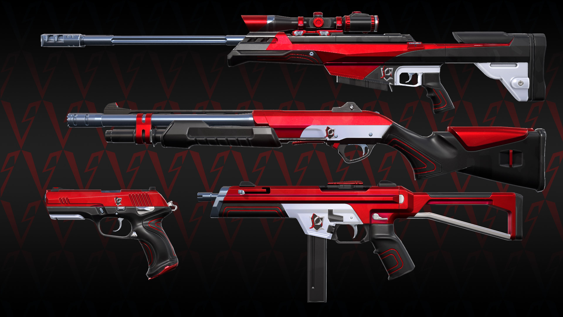 Valorant Red Alert | Full collection, HD-Images, How to Unlock