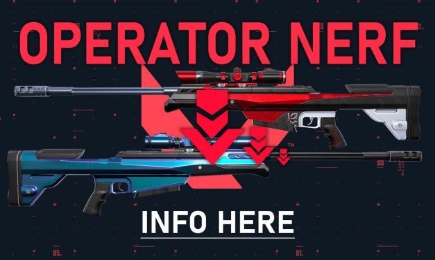 Operator Nerf Coming in Valorant patch 1.09