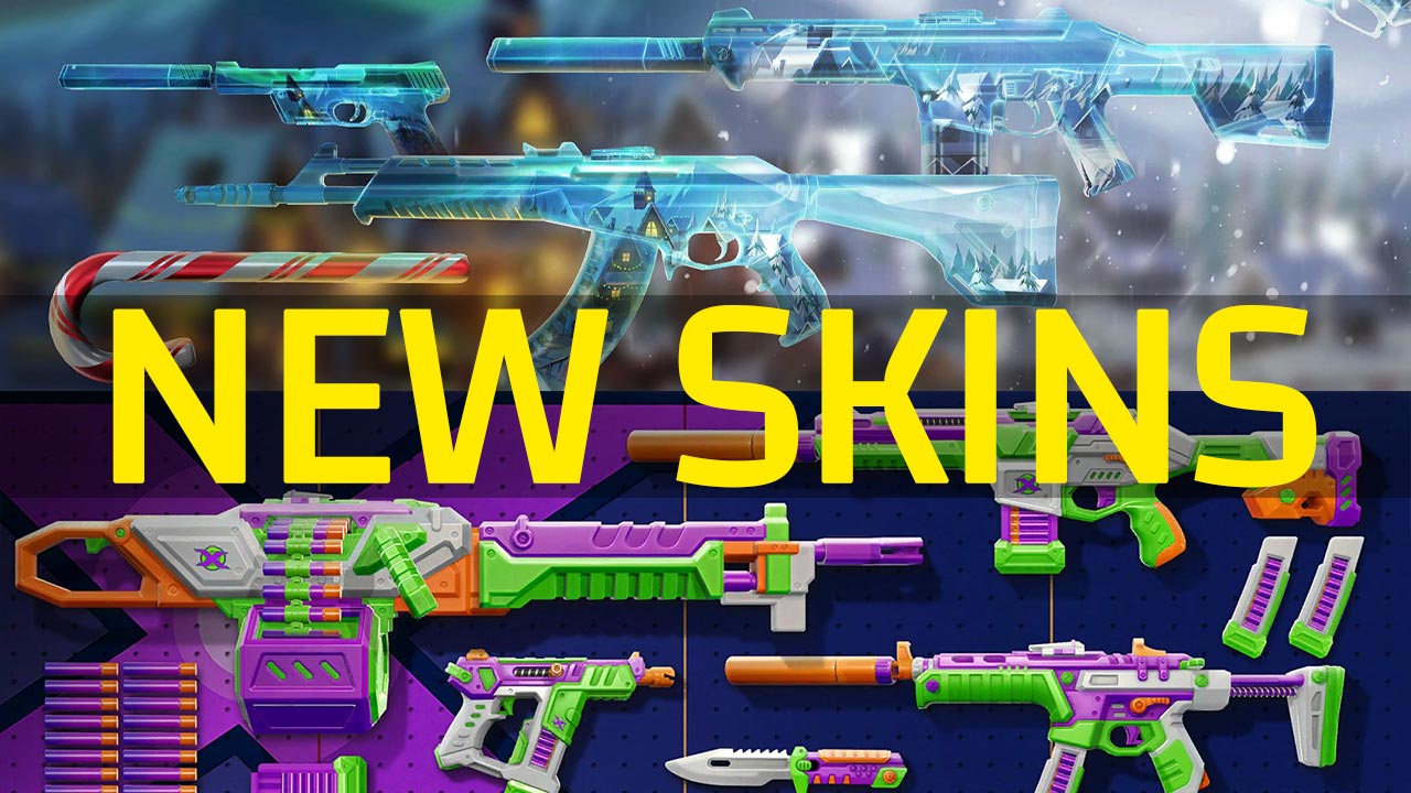 New Valorant Winterwunderland and BlastX skins - ValorantStrike